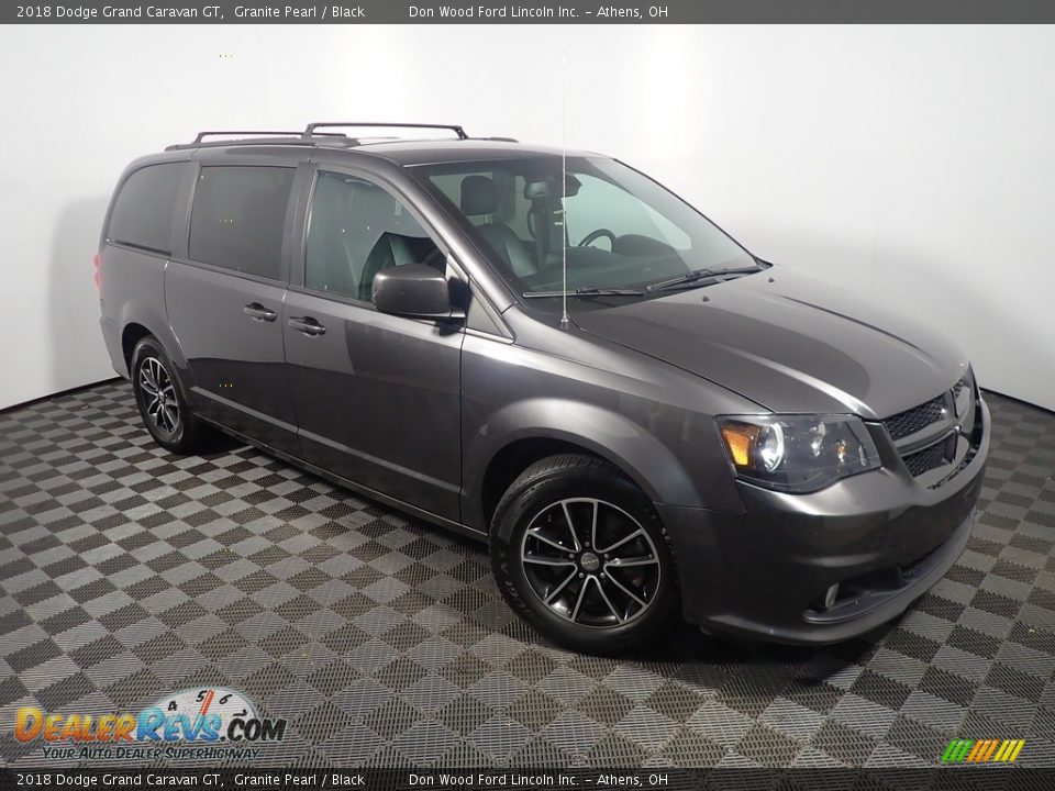 2018 Dodge Grand Caravan GT Granite Pearl / Black Photo #3