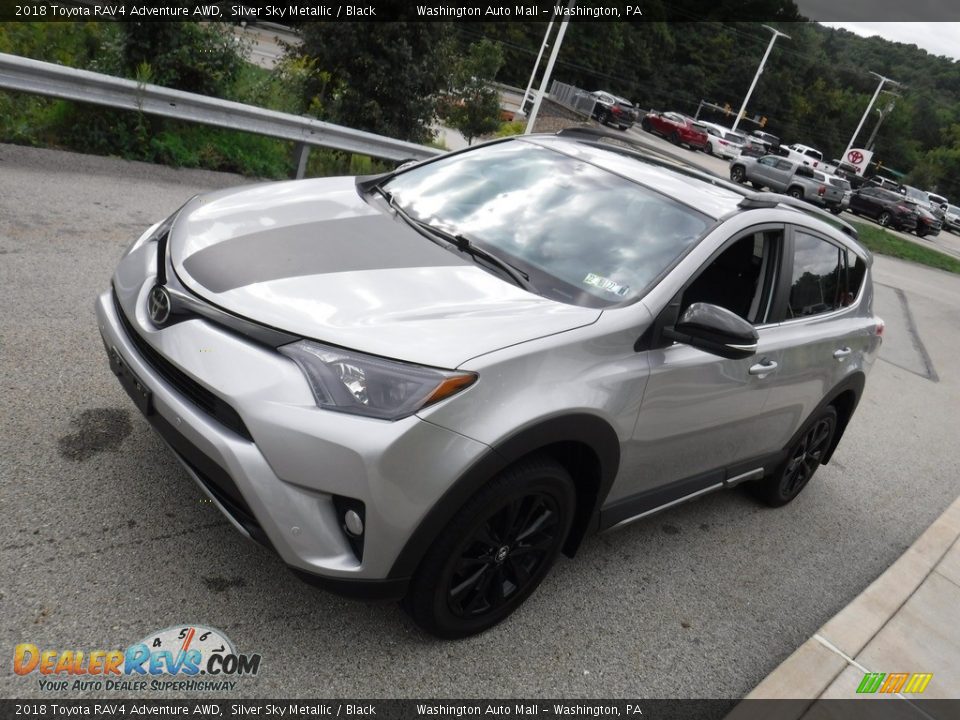 2018 Toyota RAV4 Adventure AWD Silver Sky Metallic / Black Photo #14