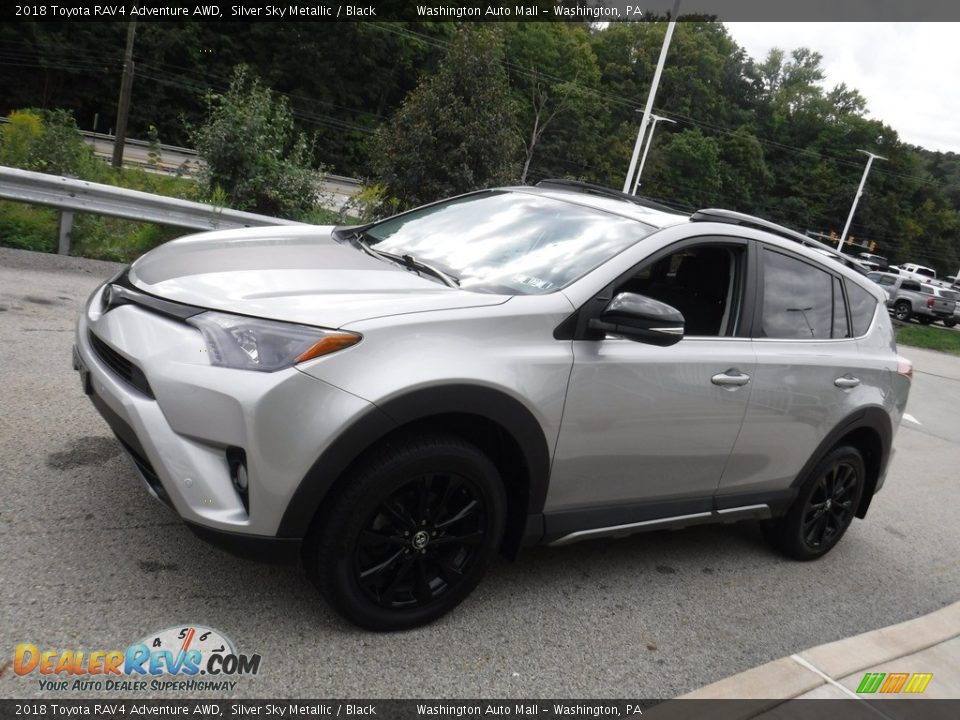 2018 Toyota RAV4 Adventure AWD Silver Sky Metallic / Black Photo #15