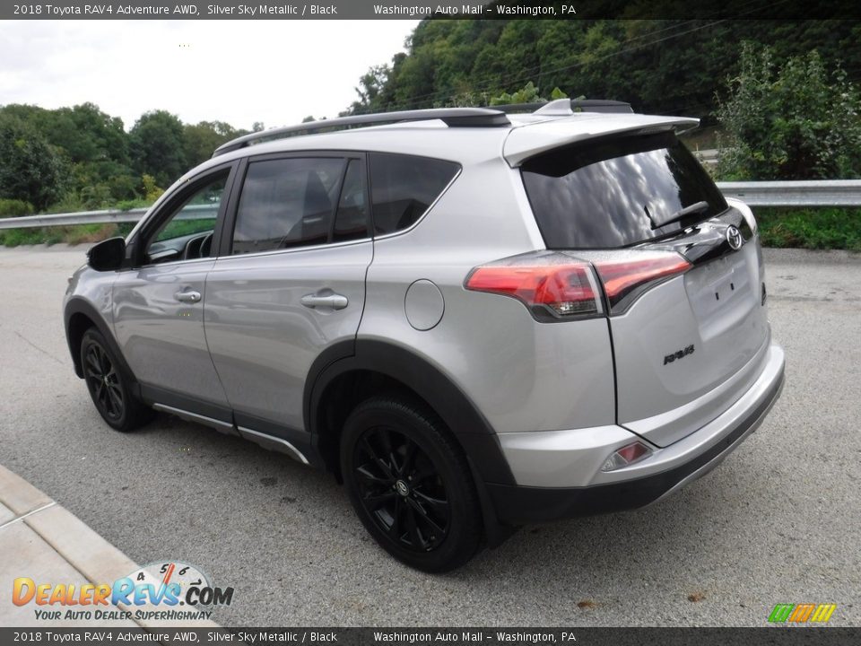 2018 Toyota RAV4 Adventure AWD Silver Sky Metallic / Black Photo #16