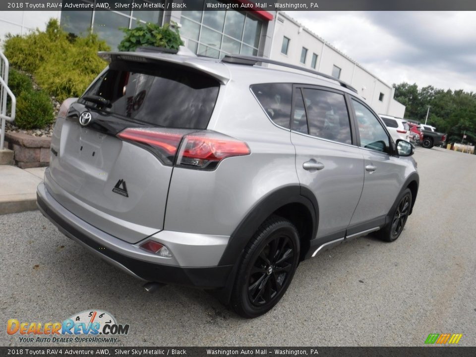 2018 Toyota RAV4 Adventure AWD Silver Sky Metallic / Black Photo #18