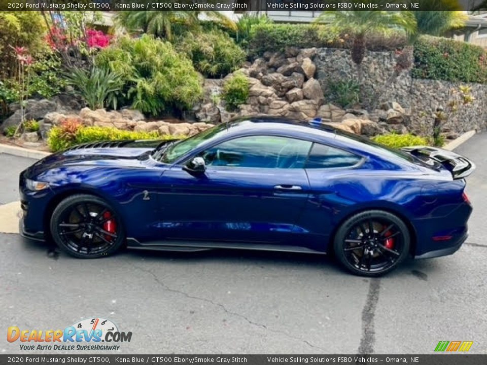 Kona Blue 2020 Ford Mustang Shelby GT500 Photo #3