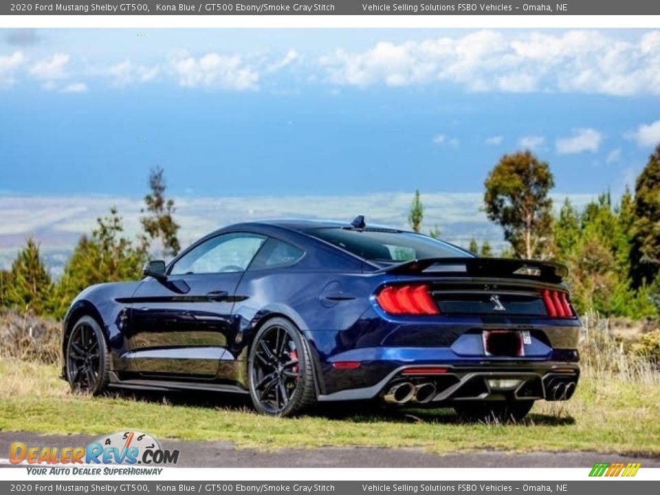 2020 Ford Mustang Shelby GT500 Kona Blue / GT500 Ebony/Smoke Gray Stitch Photo #5