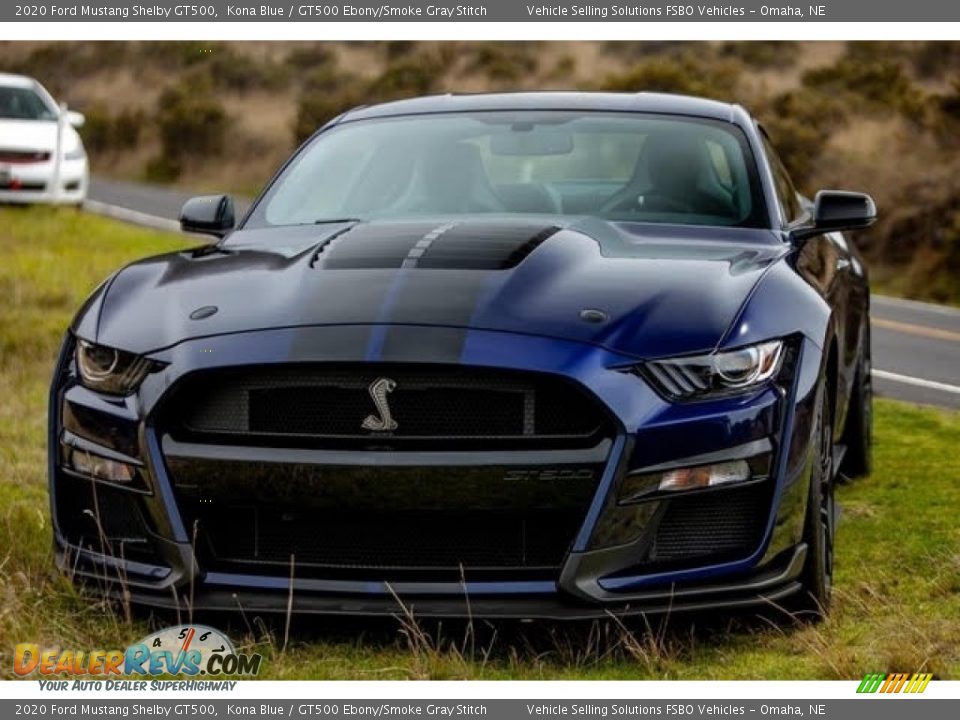 2020 Ford Mustang Shelby GT500 Kona Blue / GT500 Ebony/Smoke Gray Stitch Photo #6