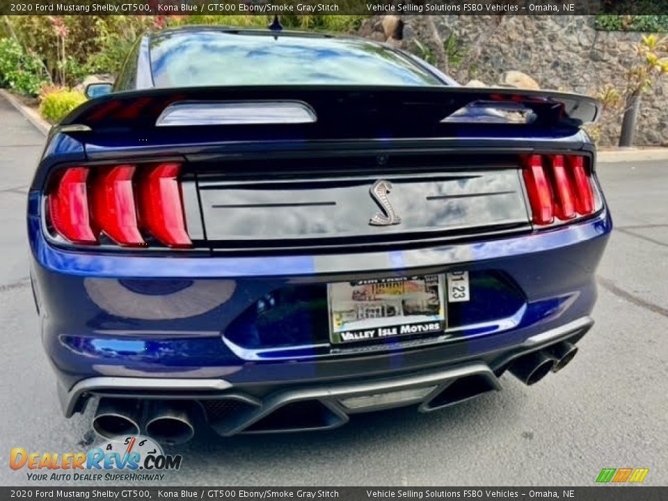 2020 Ford Mustang Shelby GT500 Kona Blue / GT500 Ebony/Smoke Gray Stitch Photo #10
