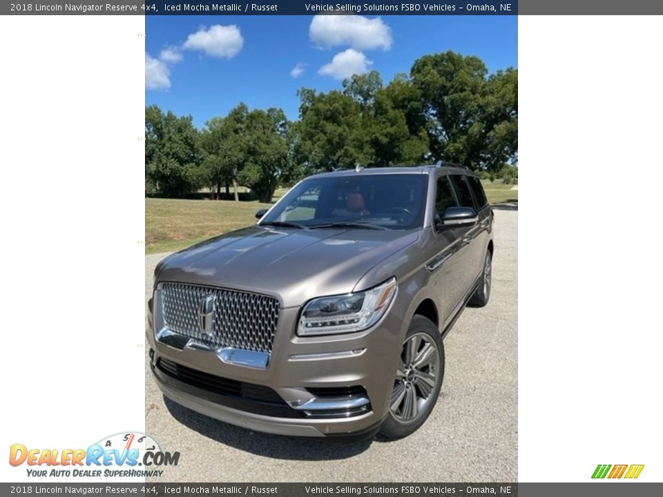 2018 Lincoln Navigator Reserve 4x4 Iced Mocha Metallic / Russet Photo #1