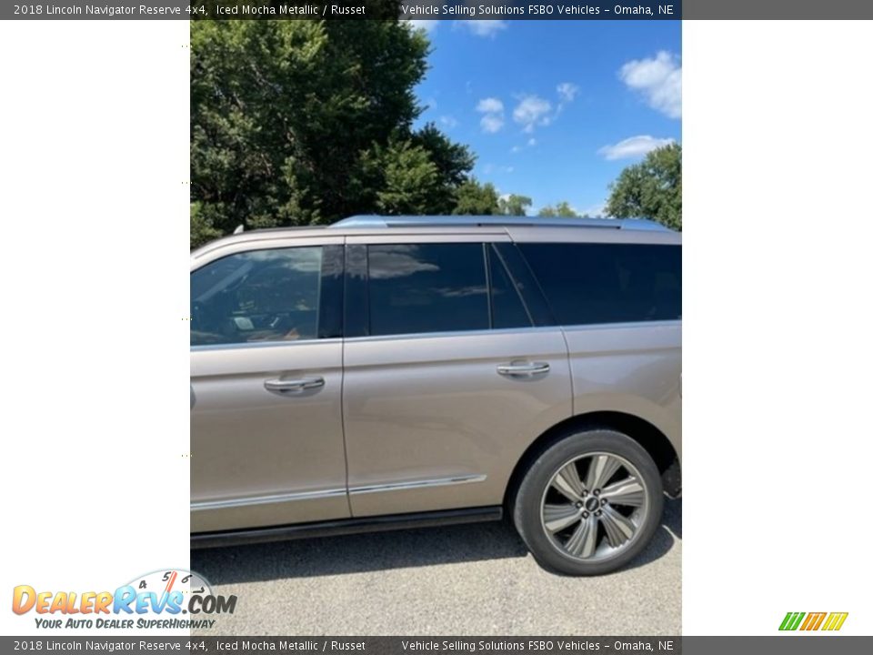 2018 Lincoln Navigator Reserve 4x4 Iced Mocha Metallic / Russet Photo #3