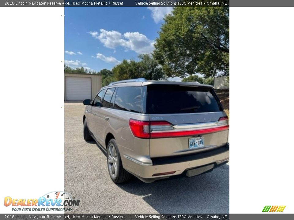 2018 Lincoln Navigator Reserve 4x4 Iced Mocha Metallic / Russet Photo #5