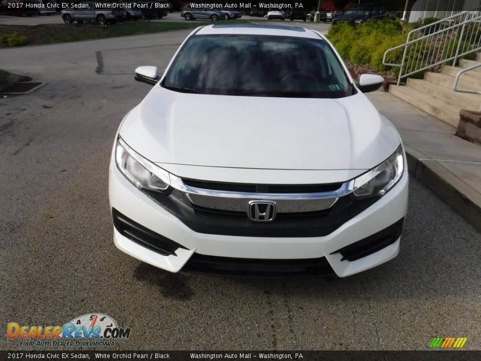 2017 Honda Civic EX Sedan White Orchid Pearl / Black Photo #11