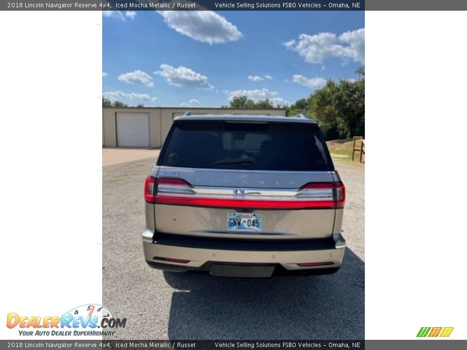 2018 Lincoln Navigator Reserve 4x4 Iced Mocha Metallic / Russet Photo #7