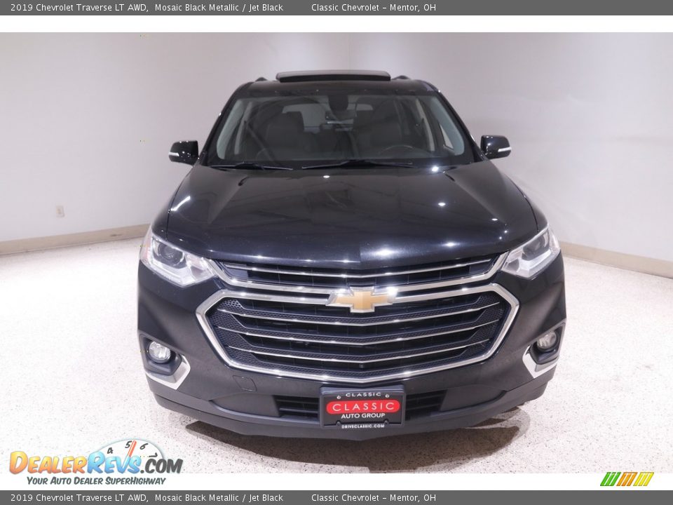 2019 Chevrolet Traverse LT AWD Mosaic Black Metallic / Jet Black Photo #2
