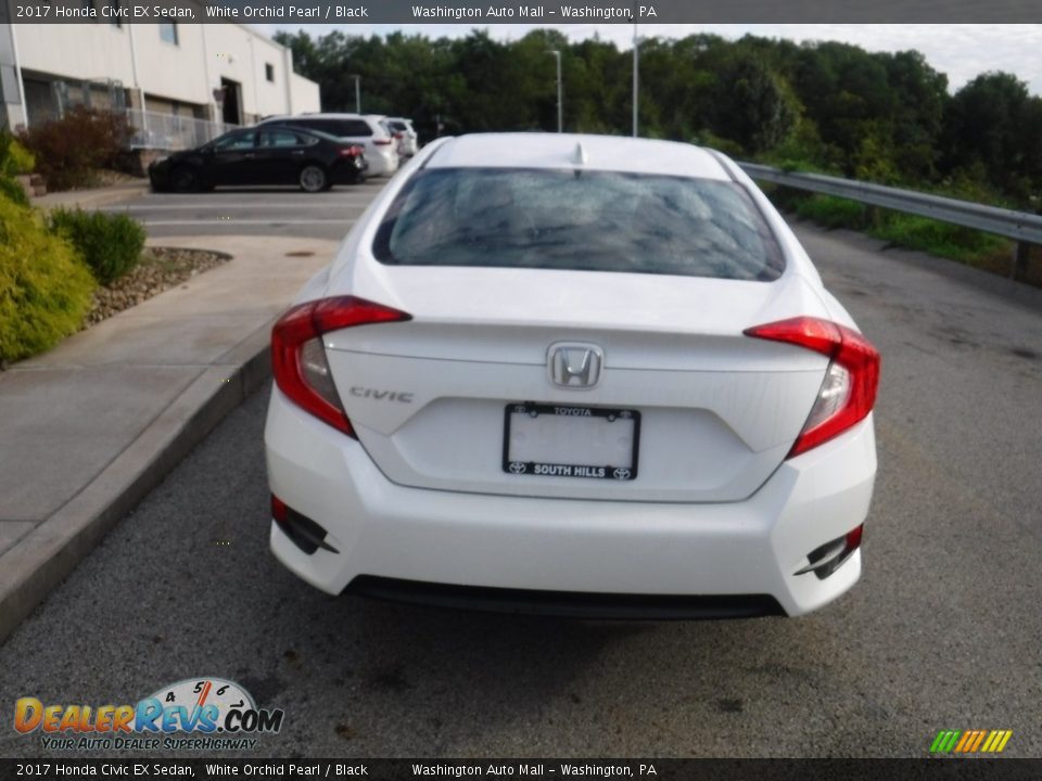 2017 Honda Civic EX Sedan White Orchid Pearl / Black Photo #15