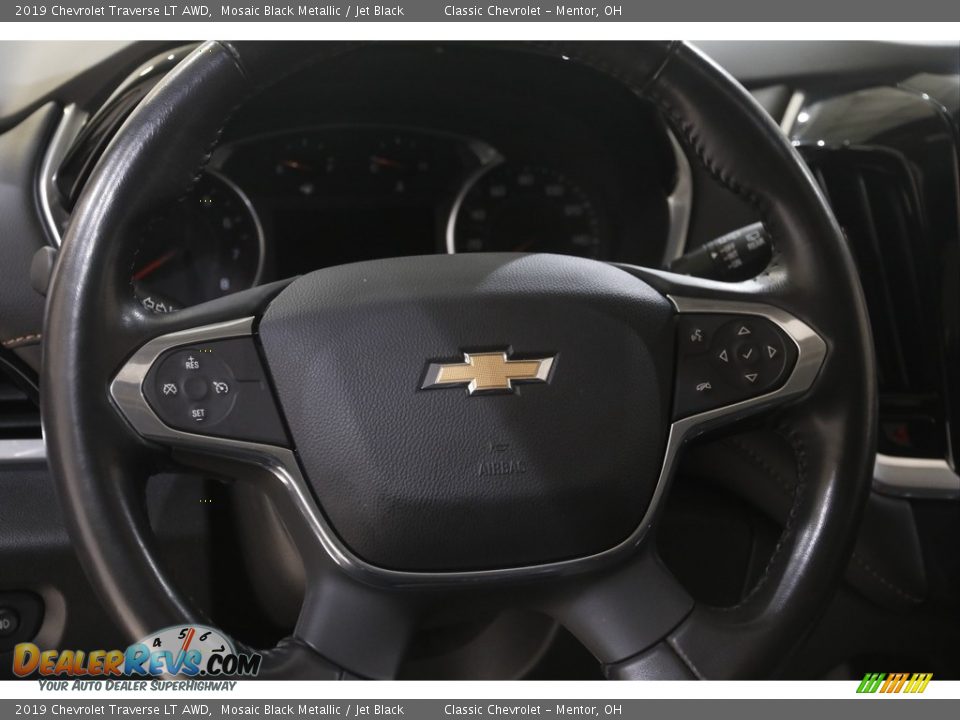 2019 Chevrolet Traverse LT AWD Mosaic Black Metallic / Jet Black Photo #7