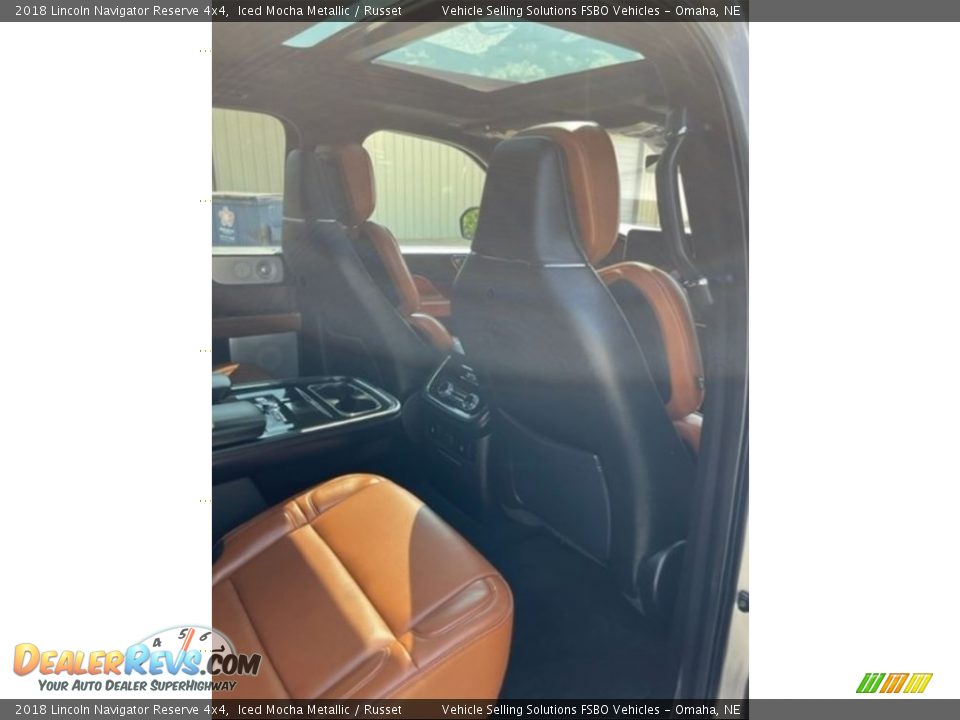 2018 Lincoln Navigator Reserve 4x4 Iced Mocha Metallic / Russet Photo #19