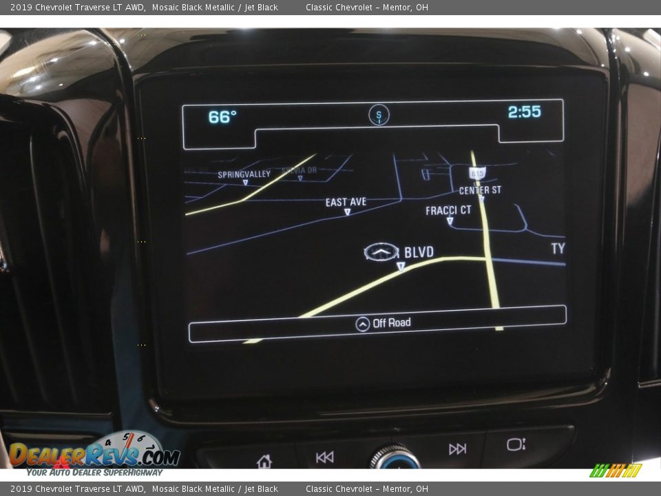 2019 Chevrolet Traverse LT AWD Mosaic Black Metallic / Jet Black Photo #12