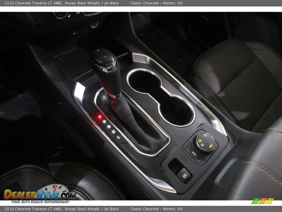 2019 Chevrolet Traverse LT AWD Mosaic Black Metallic / Jet Black Photo #14