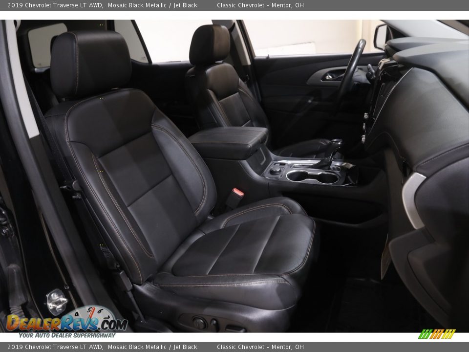 2019 Chevrolet Traverse LT AWD Mosaic Black Metallic / Jet Black Photo #15
