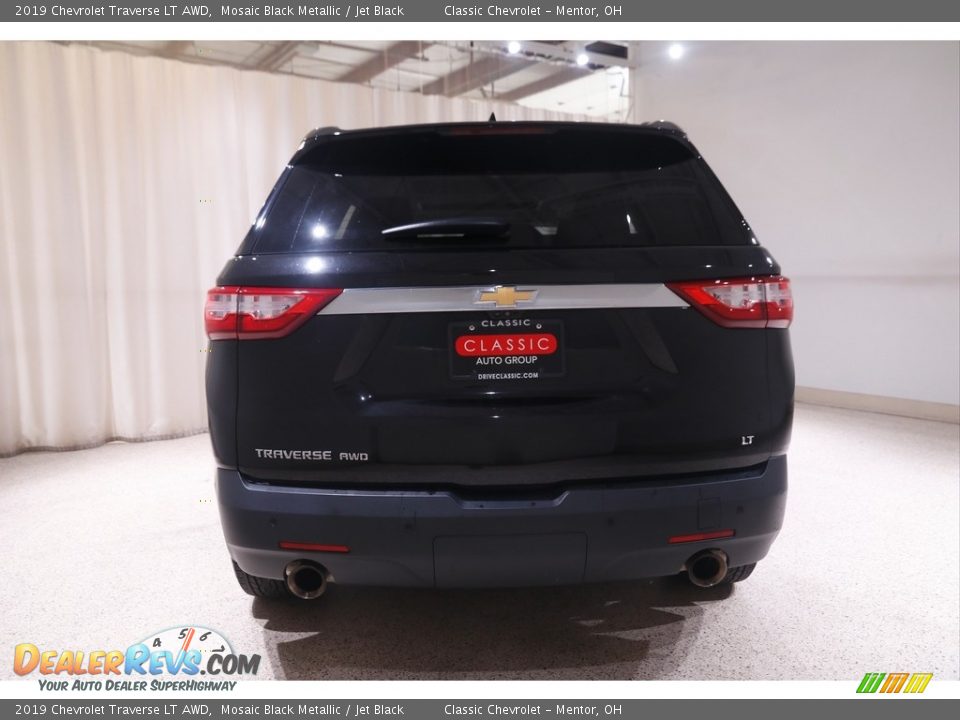 2019 Chevrolet Traverse LT AWD Mosaic Black Metallic / Jet Black Photo #19