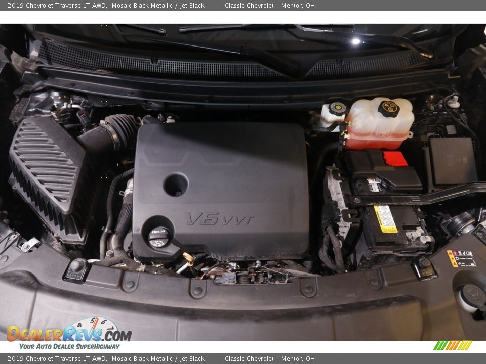 2019 Chevrolet Traverse LT AWD Mosaic Black Metallic / Jet Black Photo #20