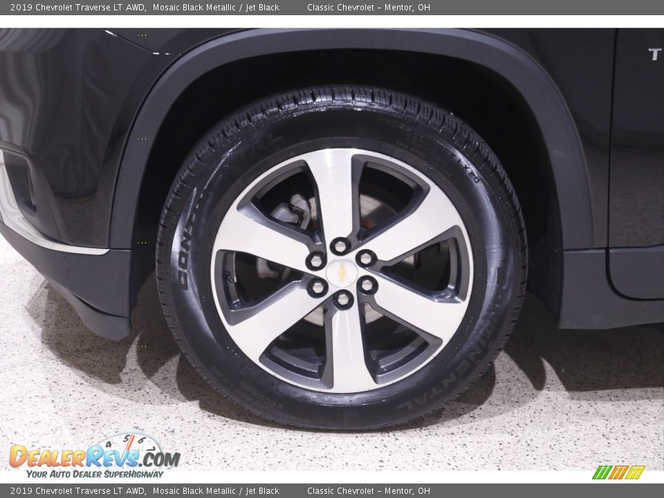 2019 Chevrolet Traverse LT AWD Mosaic Black Metallic / Jet Black Photo #21