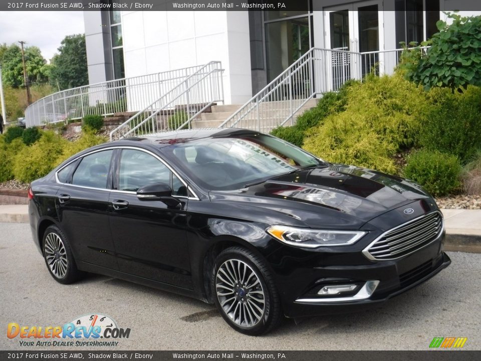 2017 Ford Fusion SE AWD Shadow Black / Ebony Photo #1