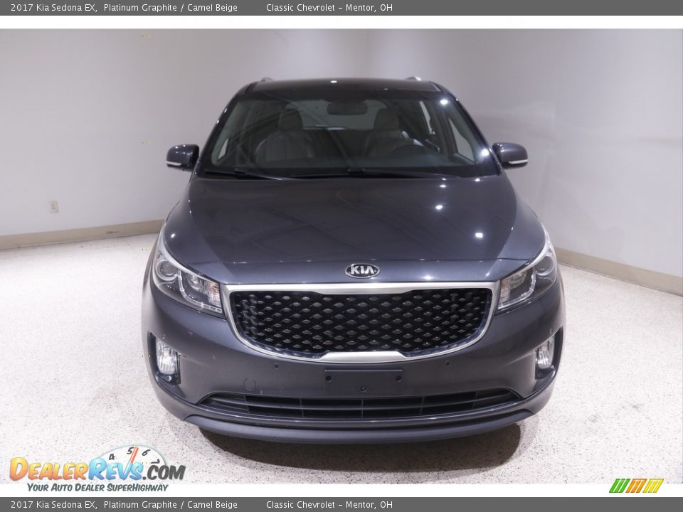 2017 Kia Sedona EX Platinum Graphite / Camel Beige Photo #2