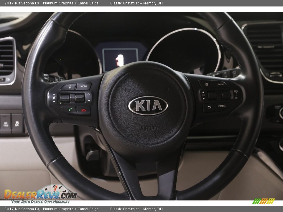 2017 Kia Sedona EX Steering Wheel Photo #7