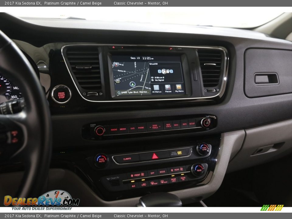 Controls of 2017 Kia Sedona EX Photo #9