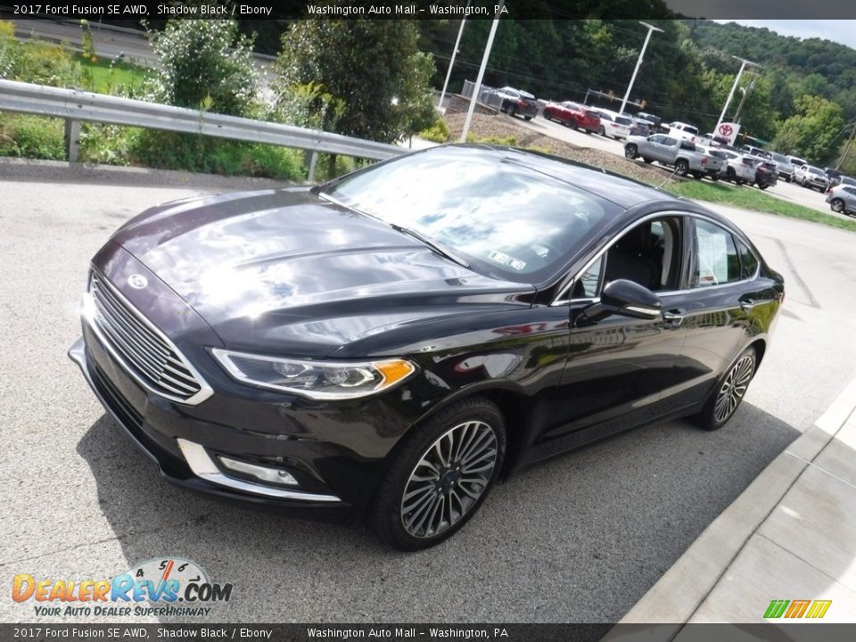 2017 Ford Fusion SE AWD Shadow Black / Ebony Photo #12