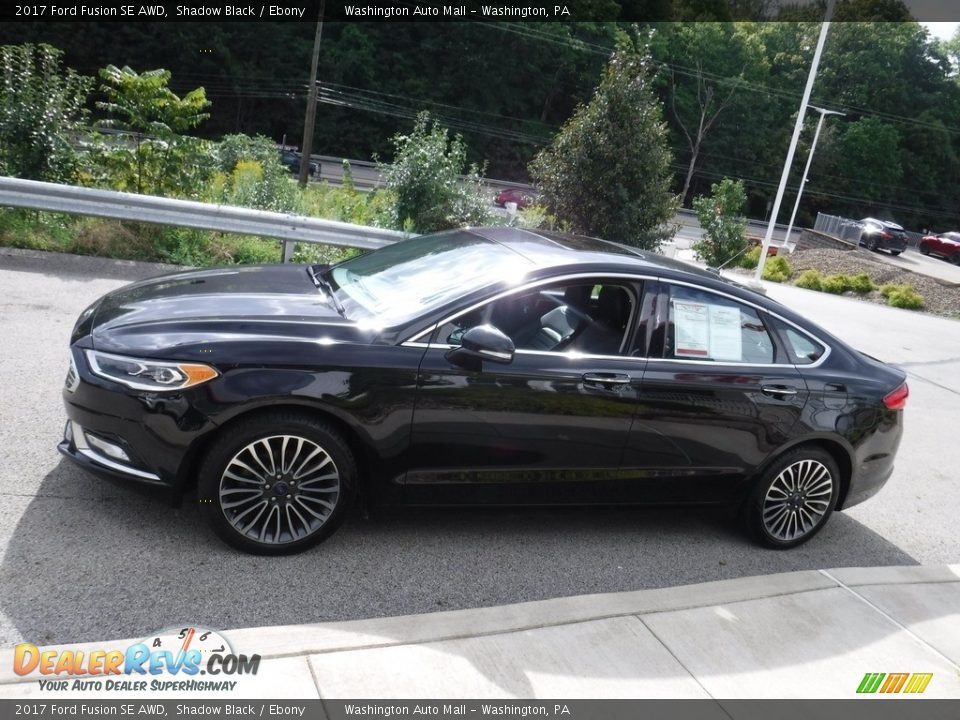 2017 Ford Fusion SE AWD Shadow Black / Ebony Photo #13