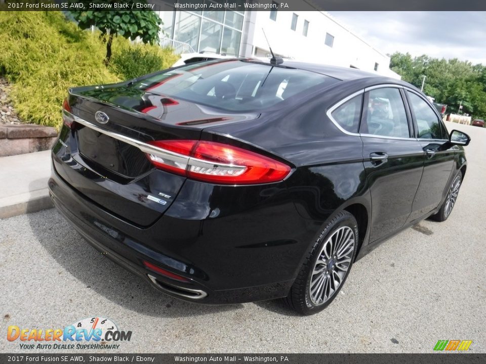 2017 Ford Fusion SE AWD Shadow Black / Ebony Photo #15