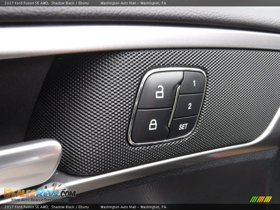 2017 Ford Fusion SE AWD Shadow Black / Ebony Photo #22