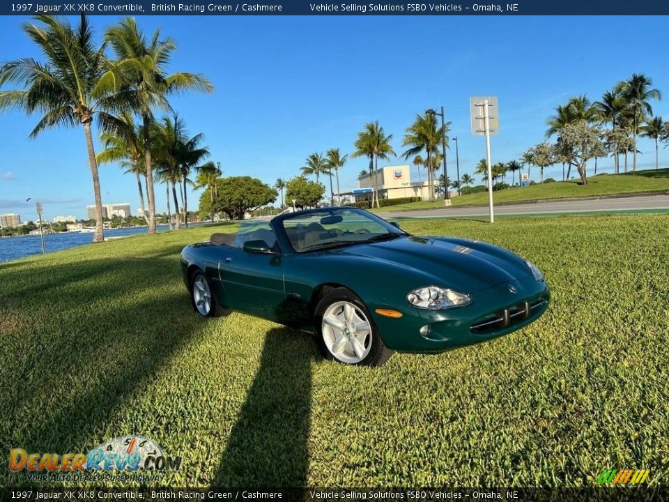 1997 Jaguar XK XK8 Convertible British Racing Green / Cashmere Photo #1