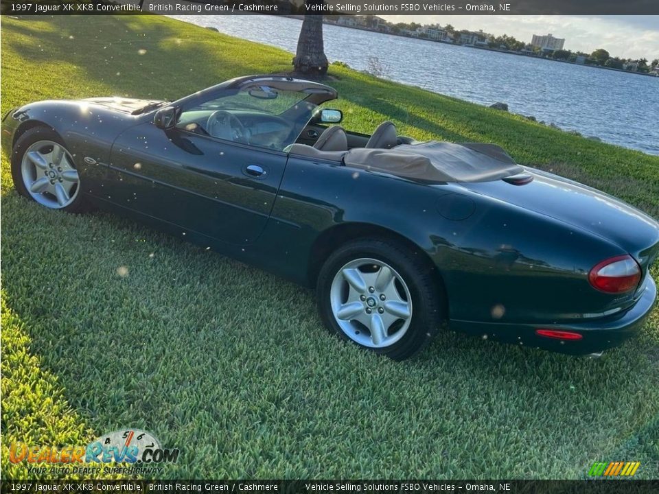 1997 Jaguar XK XK8 Convertible British Racing Green / Cashmere Photo #2