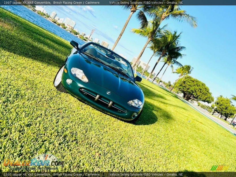 1997 Jaguar XK XK8 Convertible British Racing Green / Cashmere Photo #3