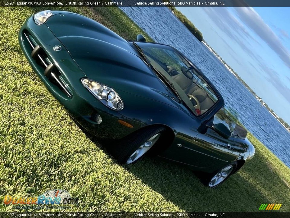 1997 Jaguar XK XK8 Convertible British Racing Green / Cashmere Photo #4