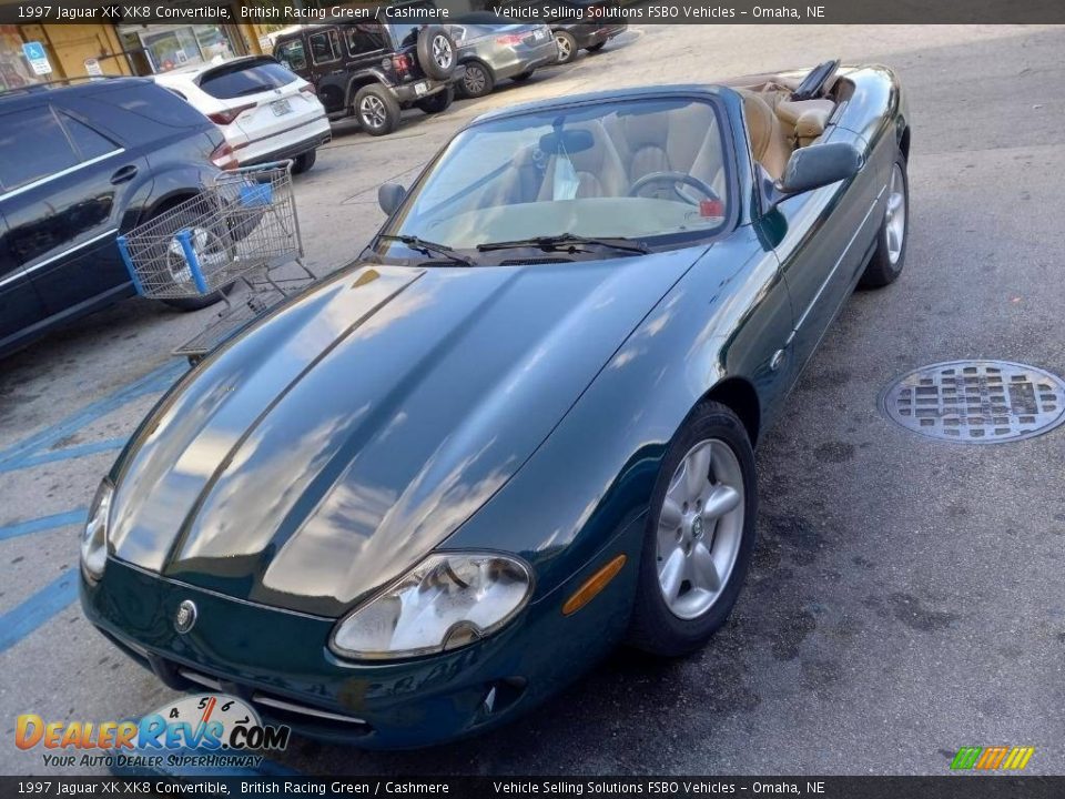 1997 Jaguar XK XK8 Convertible British Racing Green / Cashmere Photo #6