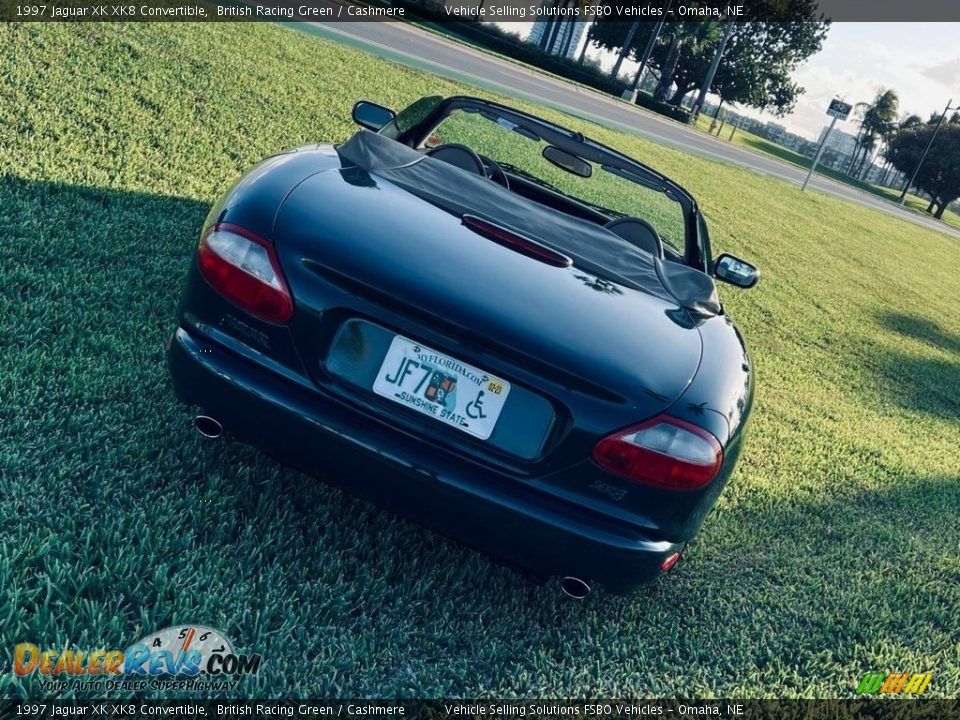 1997 Jaguar XK XK8 Convertible British Racing Green / Cashmere Photo #7