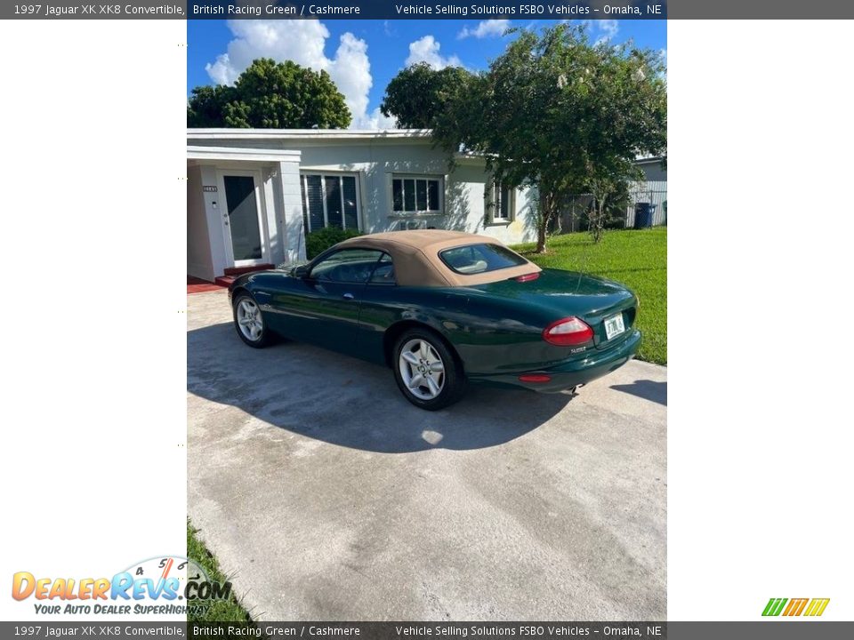 1997 Jaguar XK XK8 Convertible British Racing Green / Cashmere Photo #8