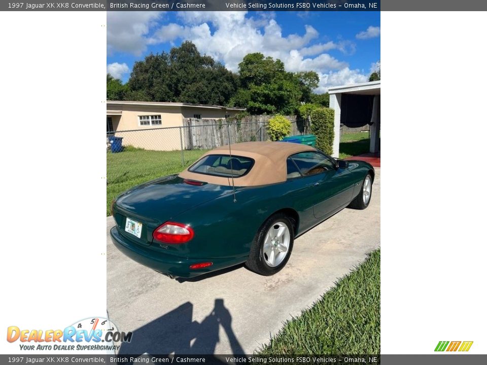 1997 Jaguar XK XK8 Convertible British Racing Green / Cashmere Photo #9