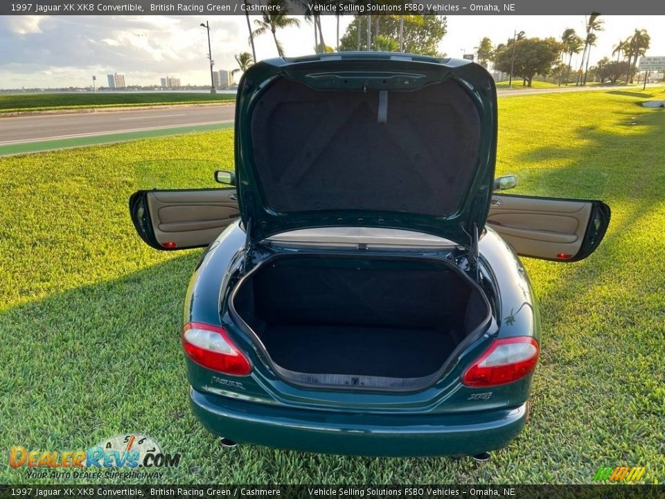 1997 Jaguar XK XK8 Convertible British Racing Green / Cashmere Photo #10