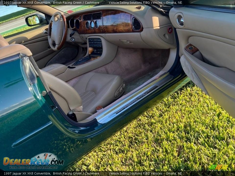 1997 Jaguar XK XK8 Convertible British Racing Green / Cashmere Photo #12