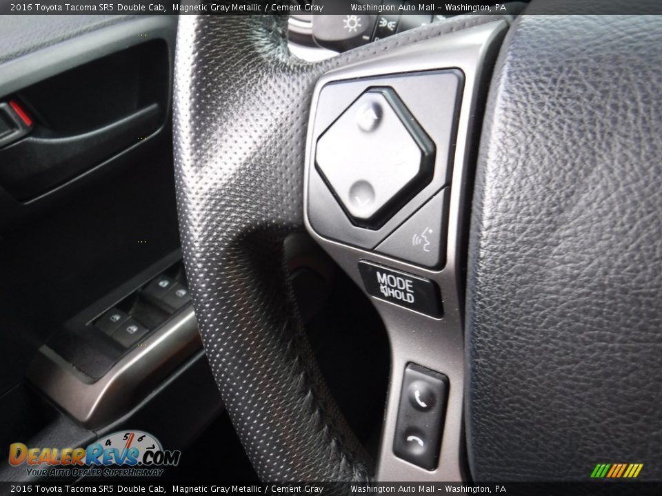 2016 Toyota Tacoma SR5 Double Cab Steering Wheel Photo #9