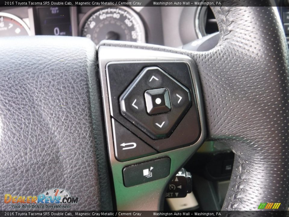 2016 Toyota Tacoma SR5 Double Cab Steering Wheel Photo #10