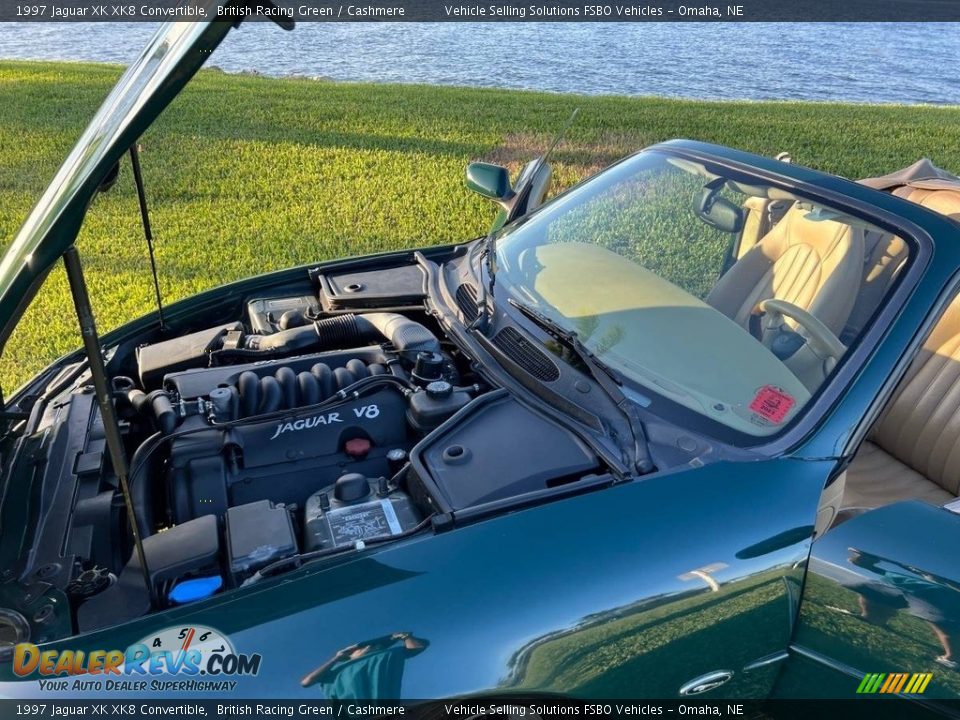 1997 Jaguar XK XK8 Convertible British Racing Green / Cashmere Photo #17