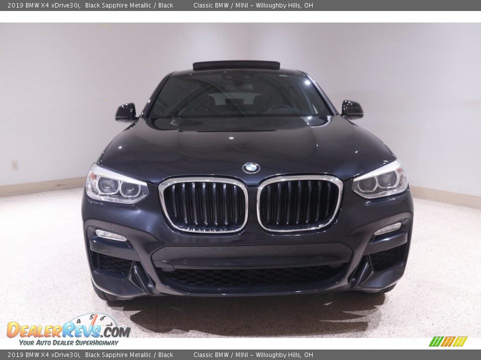 2019 BMW X4 xDrive30i Black Sapphire Metallic / Black Photo #2