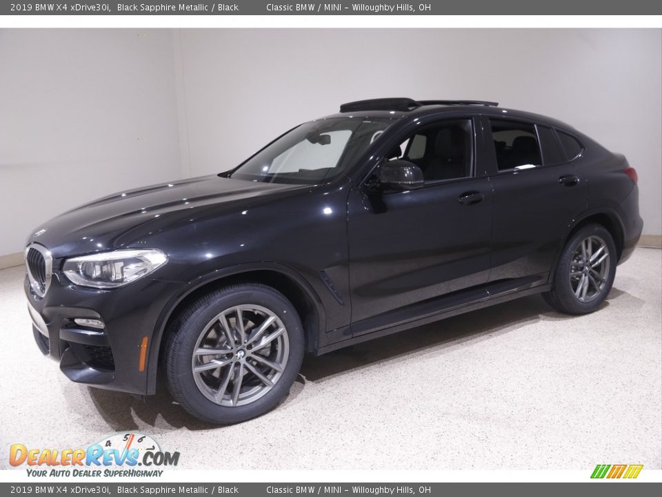 2019 BMW X4 xDrive30i Black Sapphire Metallic / Black Photo #3