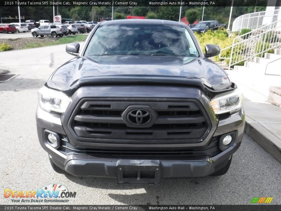 2016 Toyota Tacoma SR5 Double Cab Magnetic Gray Metallic / Cement Gray Photo #15