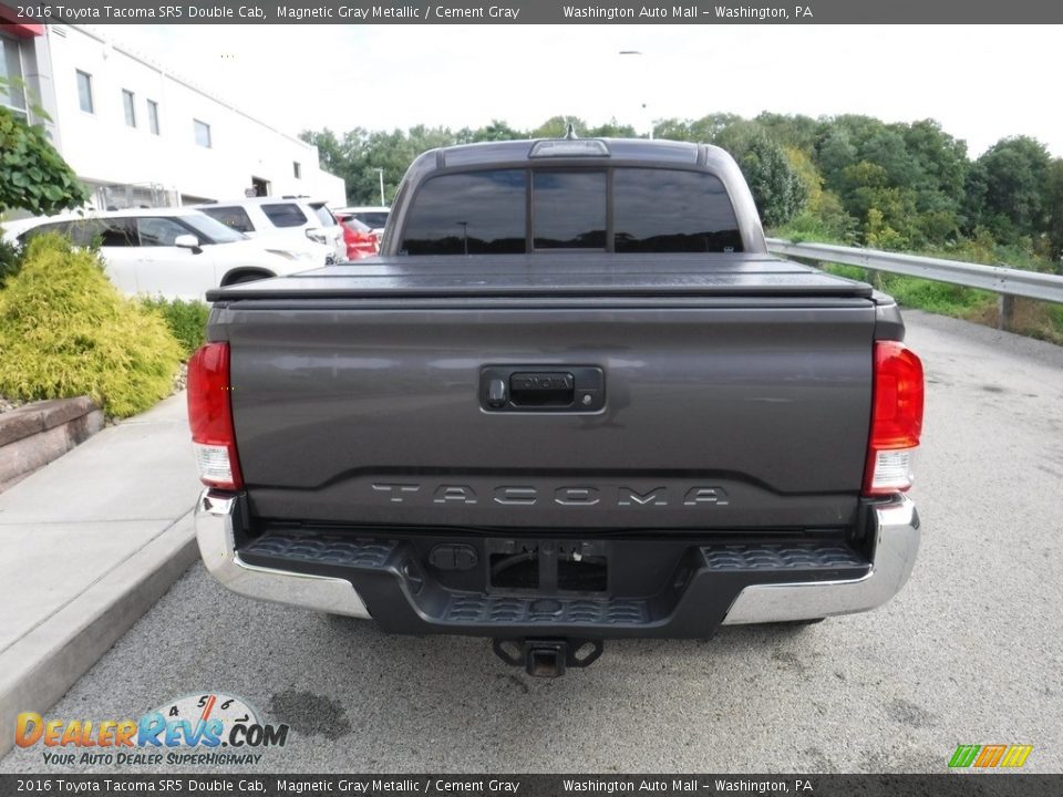 2016 Toyota Tacoma SR5 Double Cab Magnetic Gray Metallic / Cement Gray Photo #19