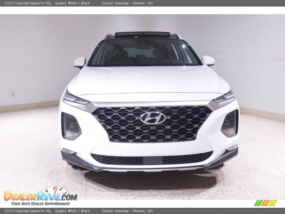 2020 Hyundai Santa Fe SEL Quartz White / Black Photo #2